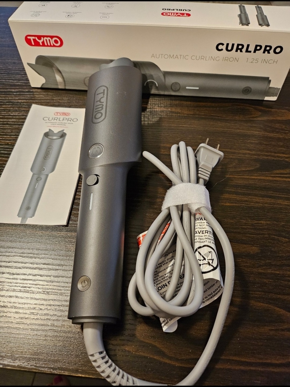 Tymo CurlPro Automatic Curling Iron - Gray